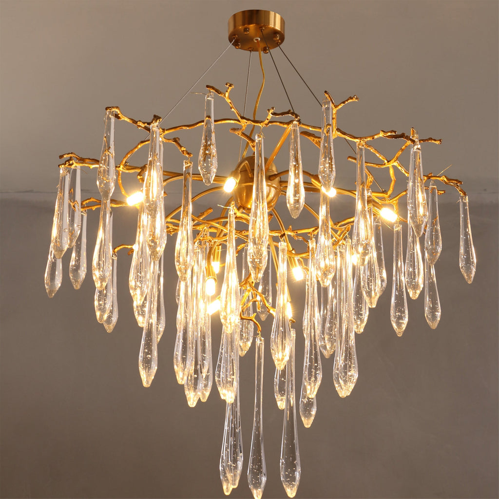 Icicle Crystal Chandelier