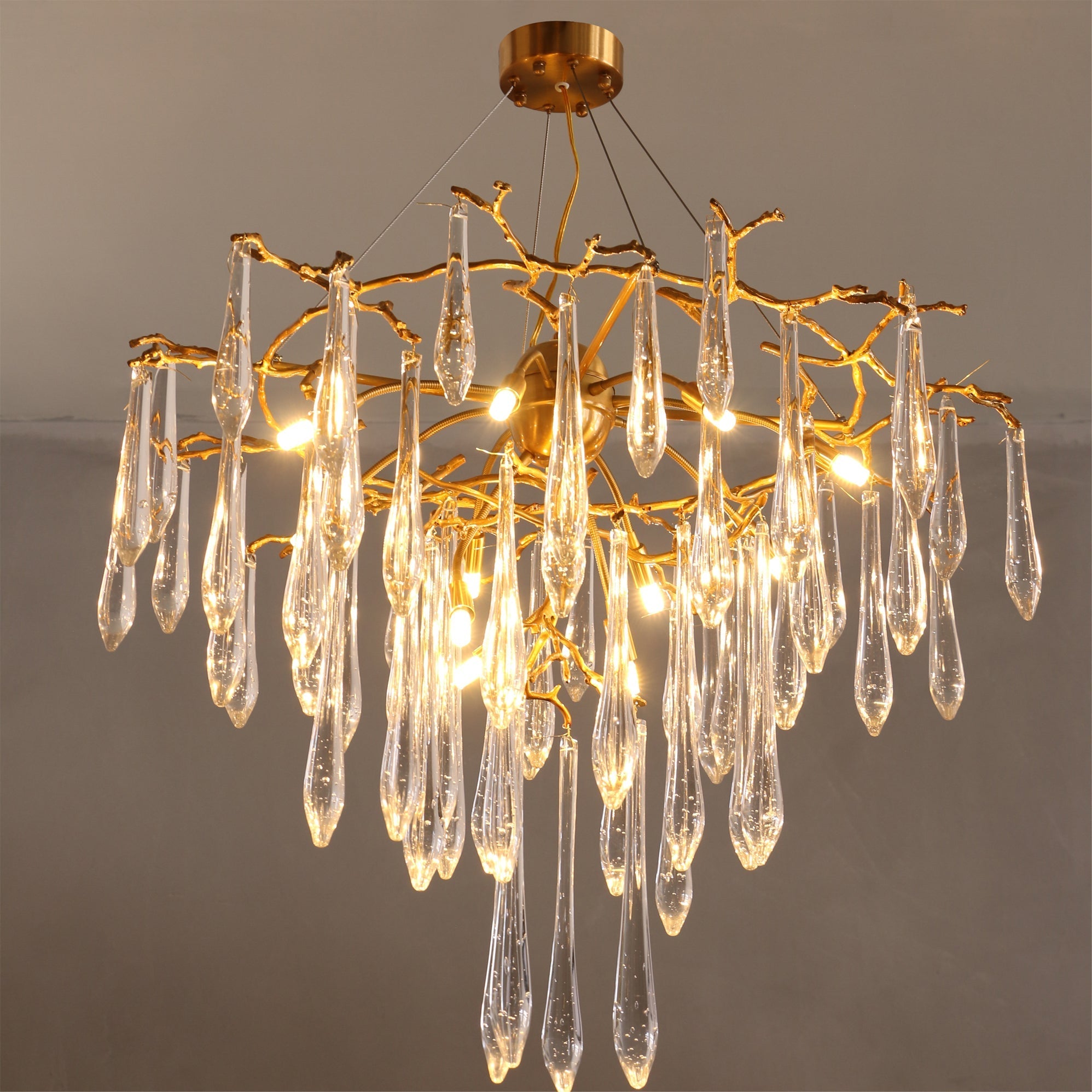 Icicle Crystal Chandelier