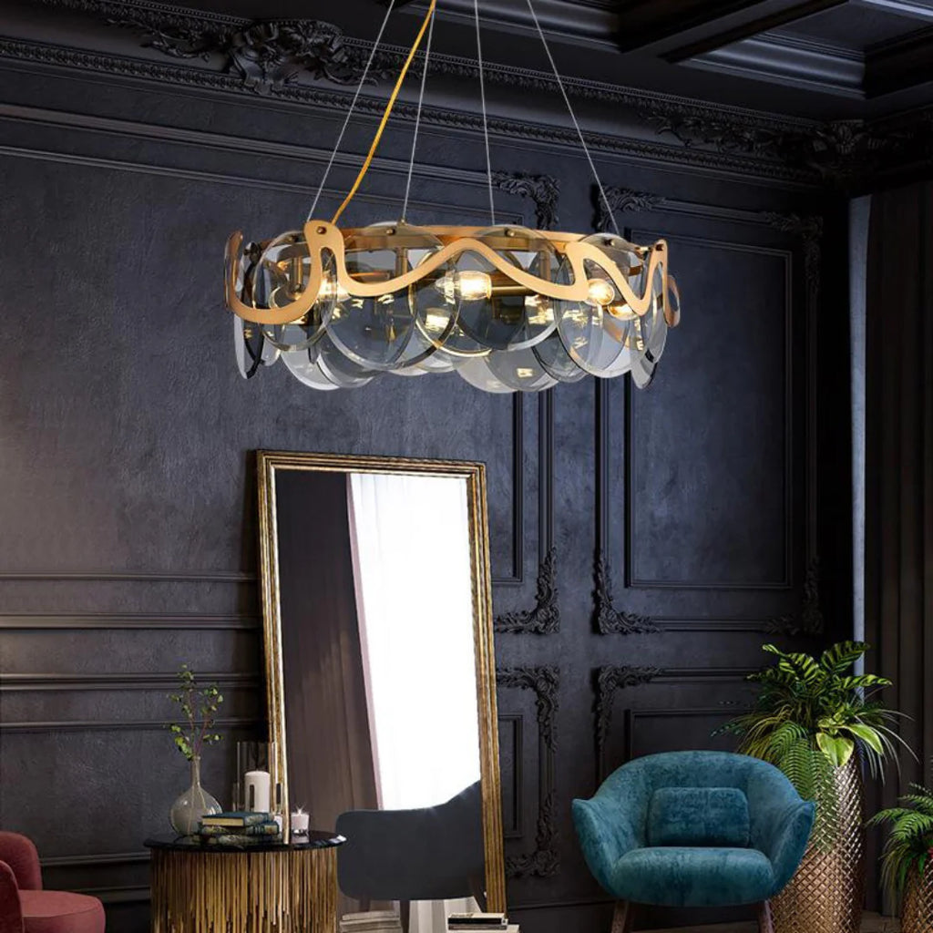 Modern Simple Glass Chandelier