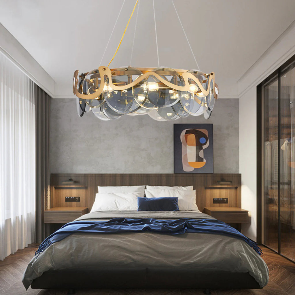 Modern Simple Glass Chandelier