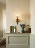 Lattice Glass Wall Sconce