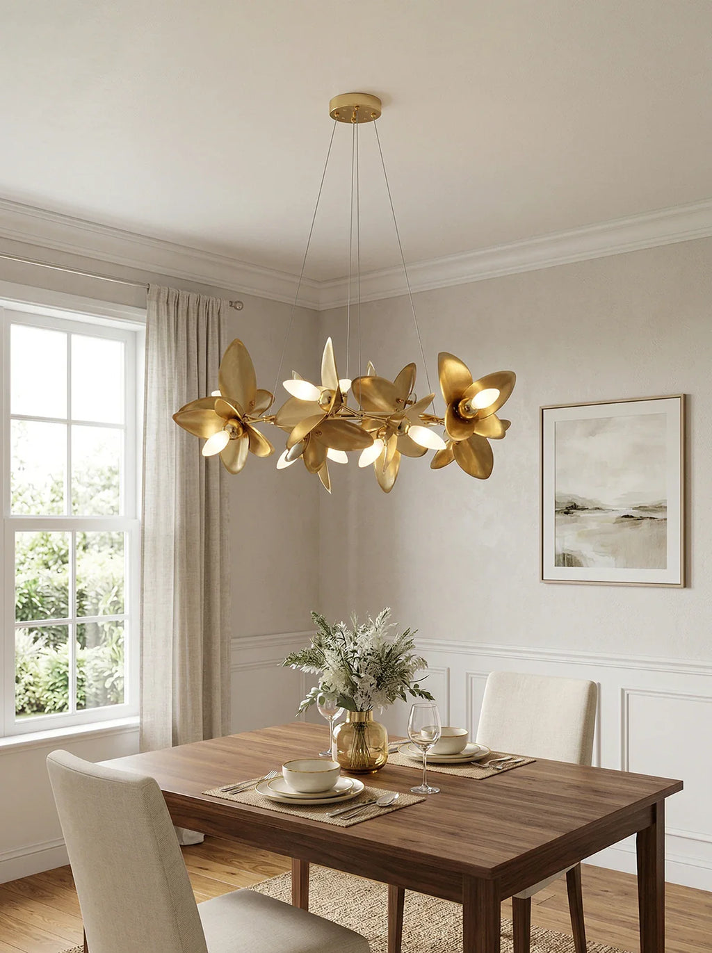 Leaf Petal Design Chandelier
