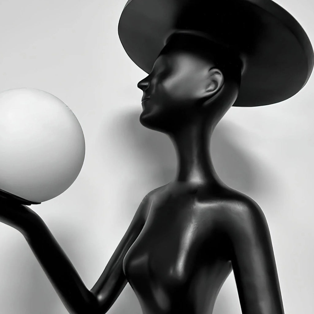 Lexa Sculpture Figure Floor Lamp