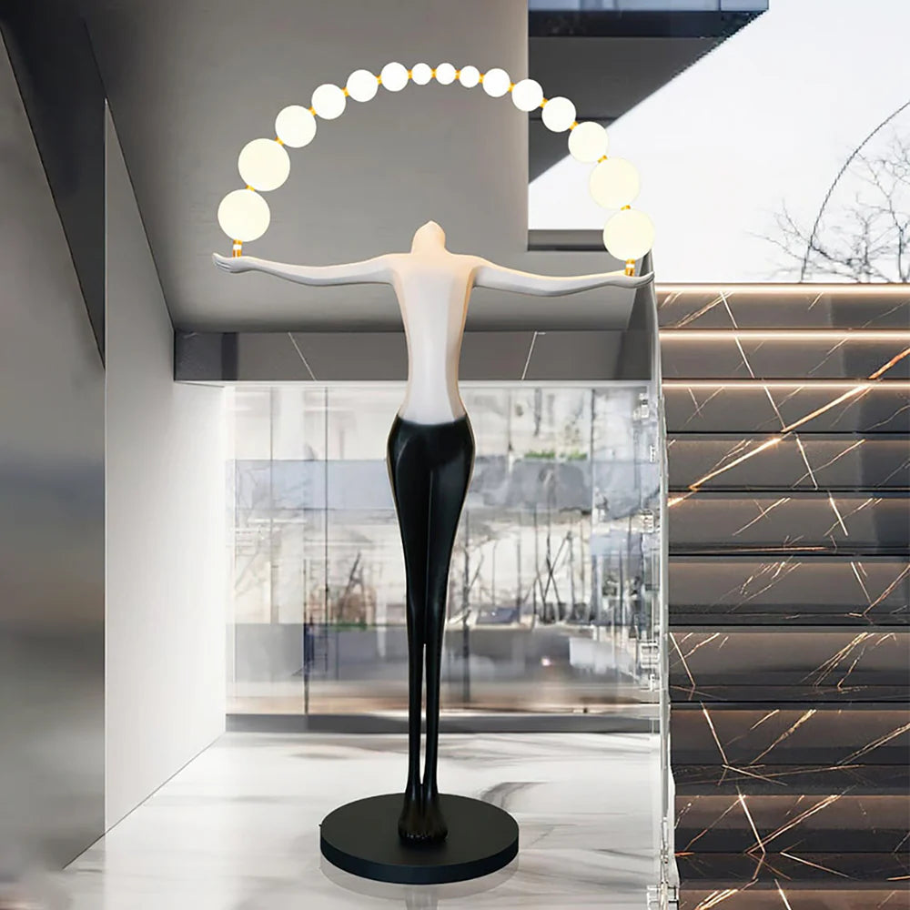 Liberty Sculpture Figure Floor Lamp
