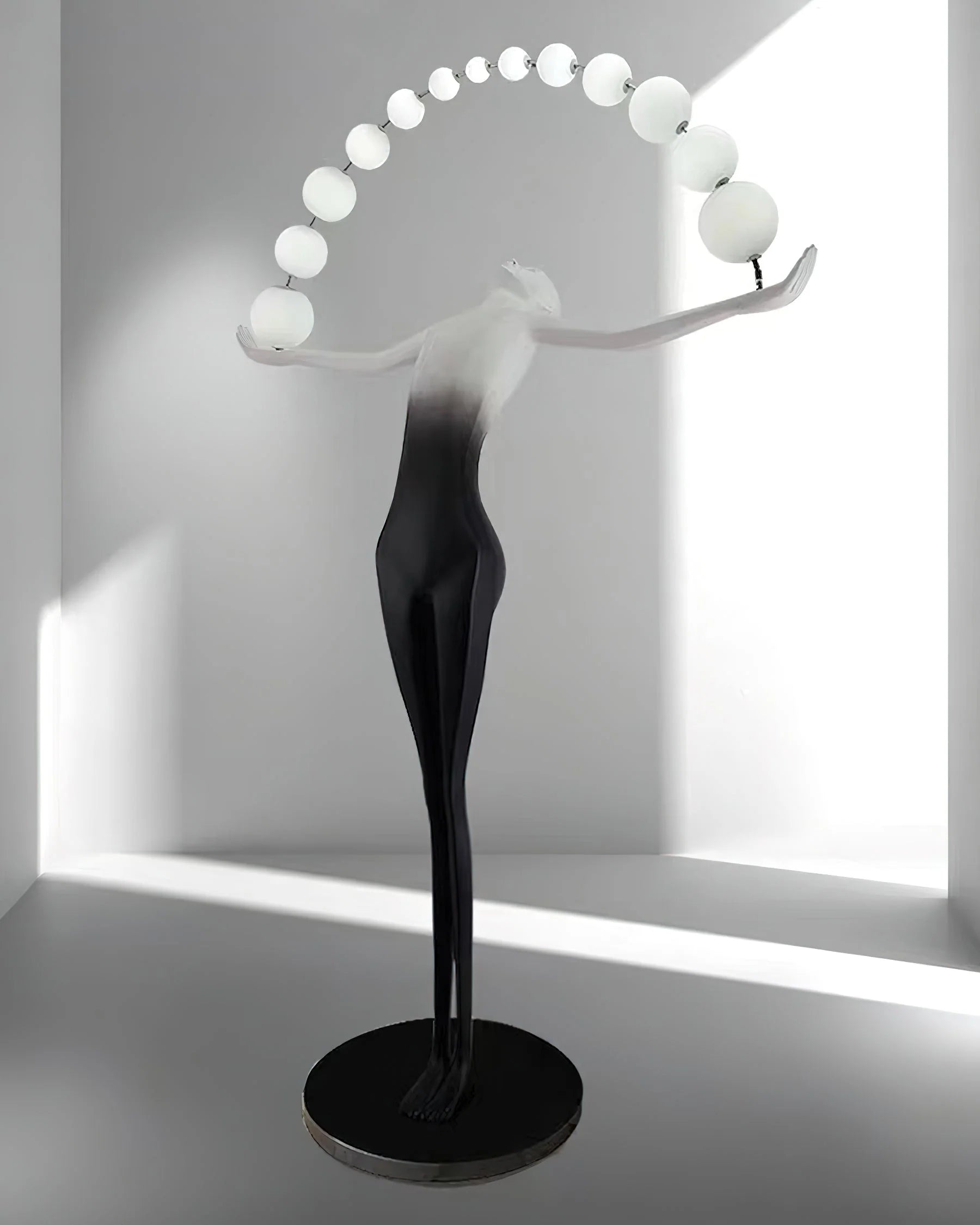 Liberty Sculpture Figure Floor Lamp