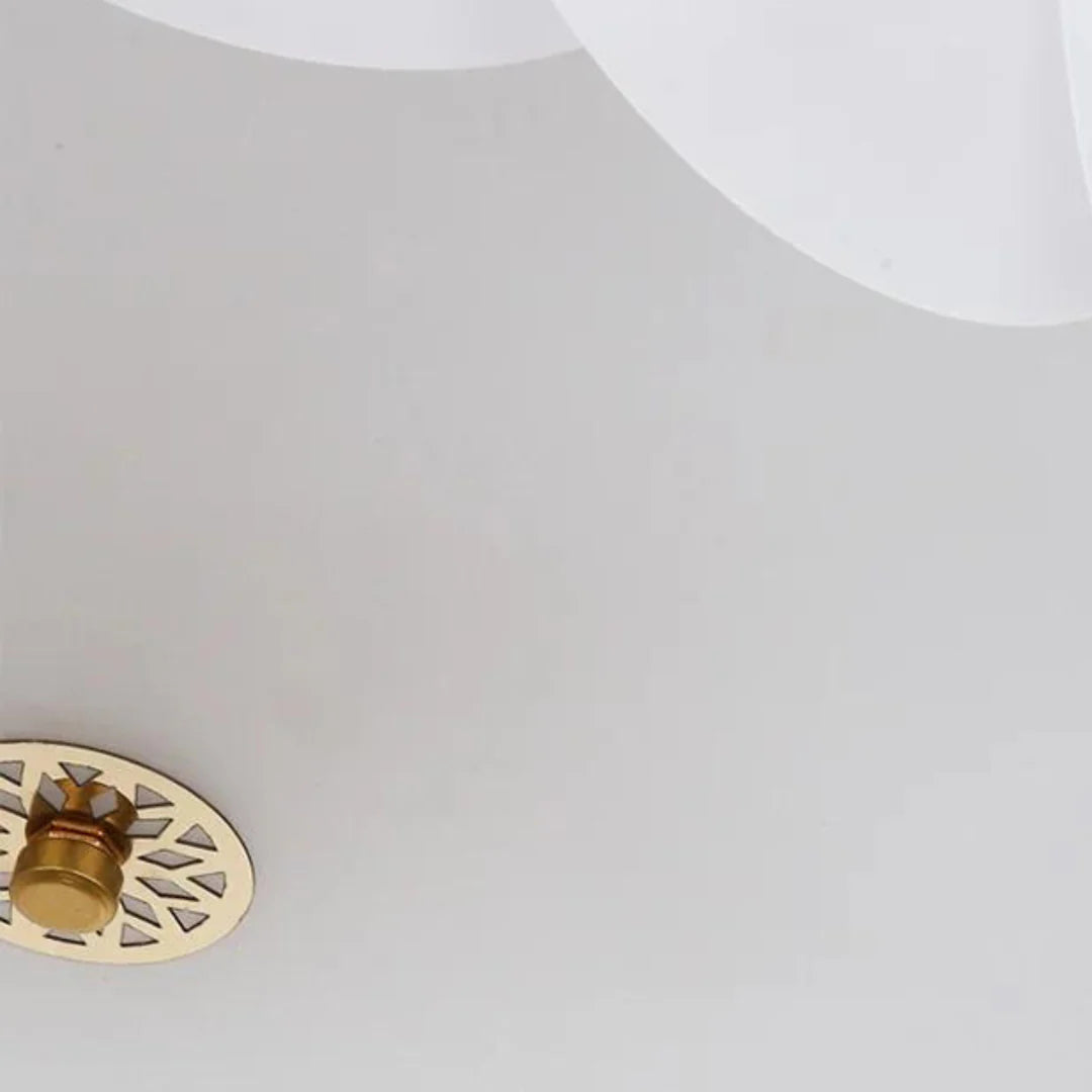 Light Luxury Round Glass Ceiling Lamp
