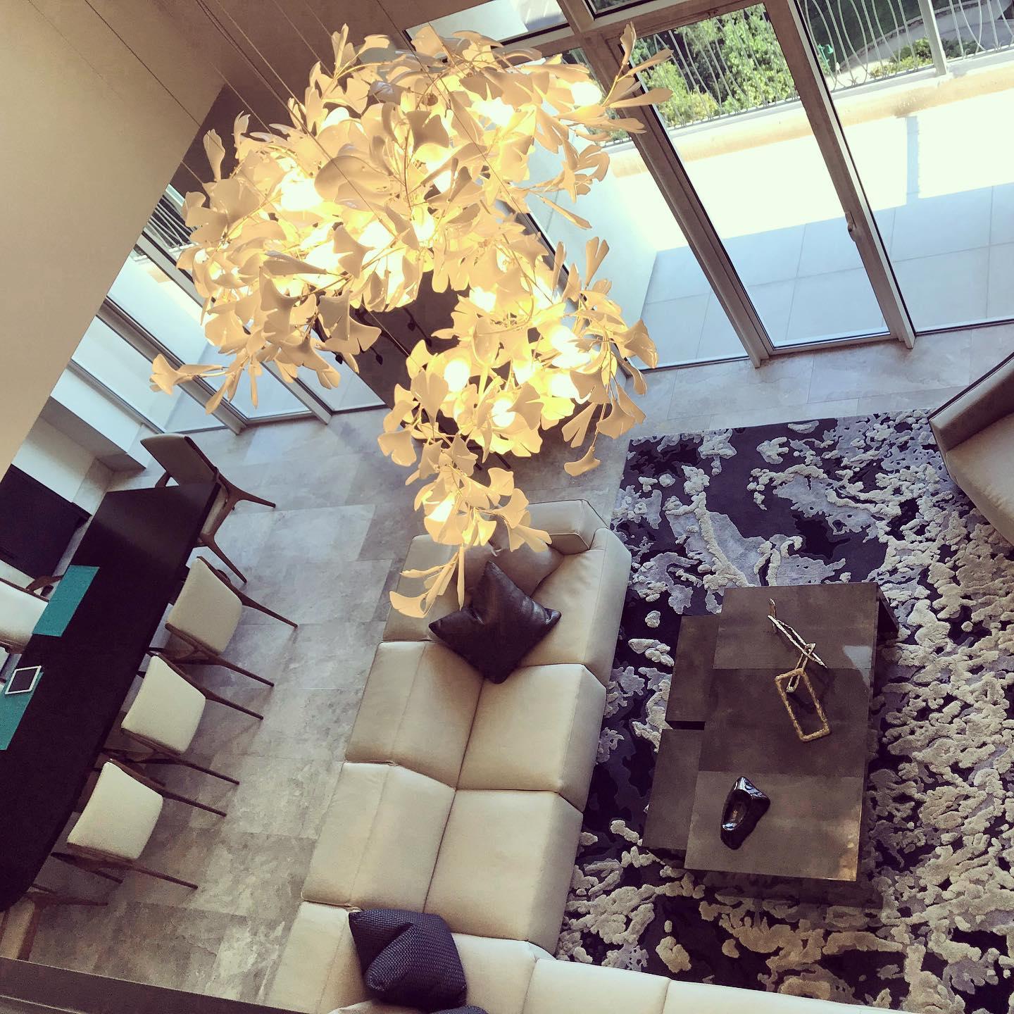 Gingko Ceramic Chandelier G