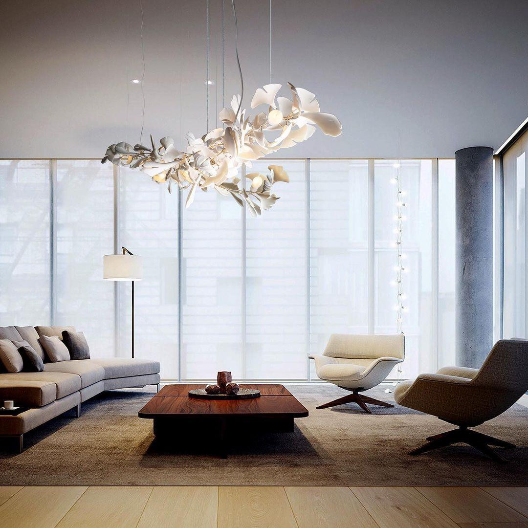 Gingko Ceramic Chandelier G