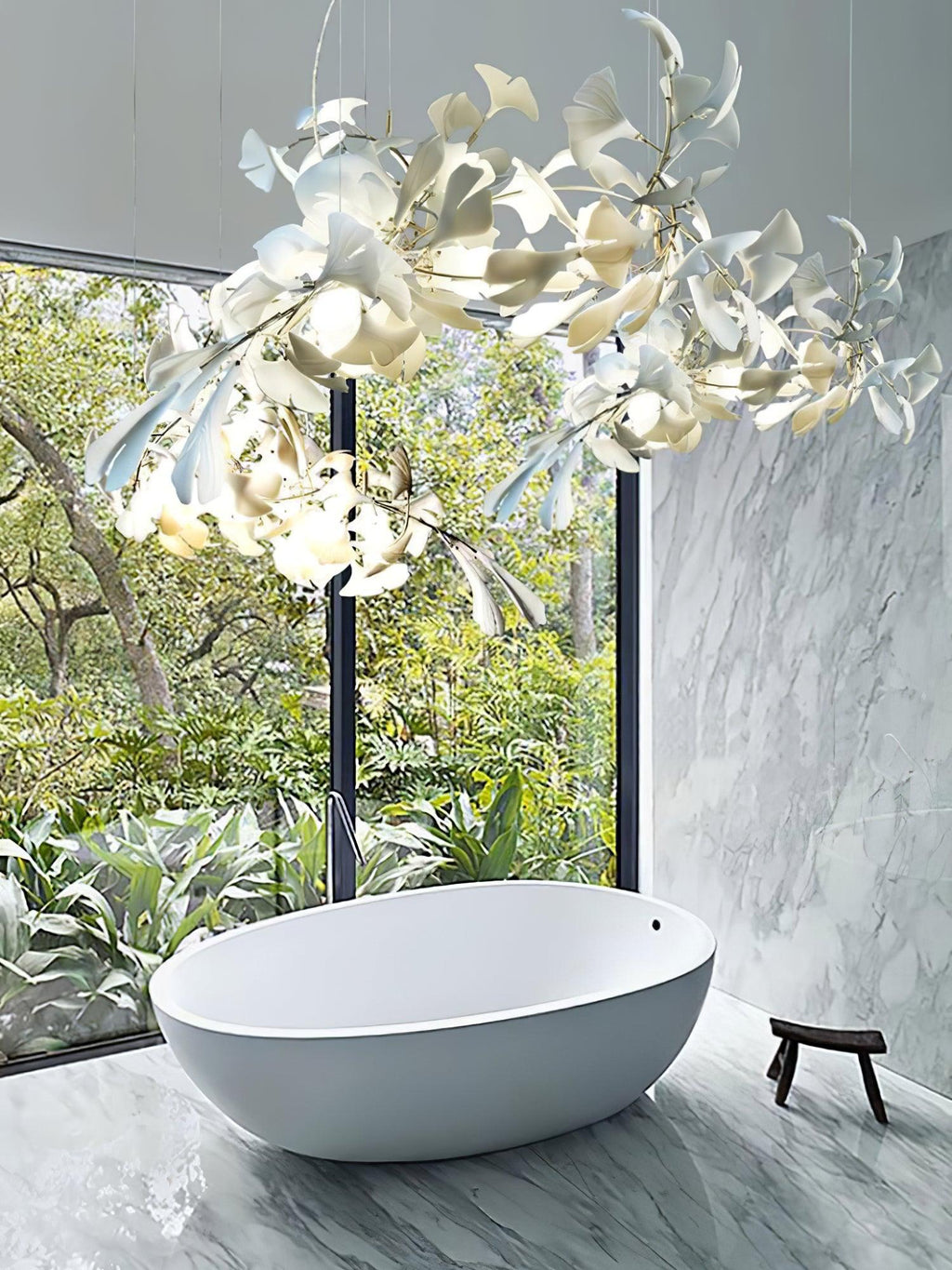 Gingko Ceramic Chandelier G