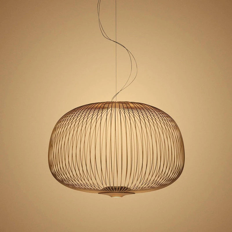 Lightweight Spokes Shaped Pendant Lamp