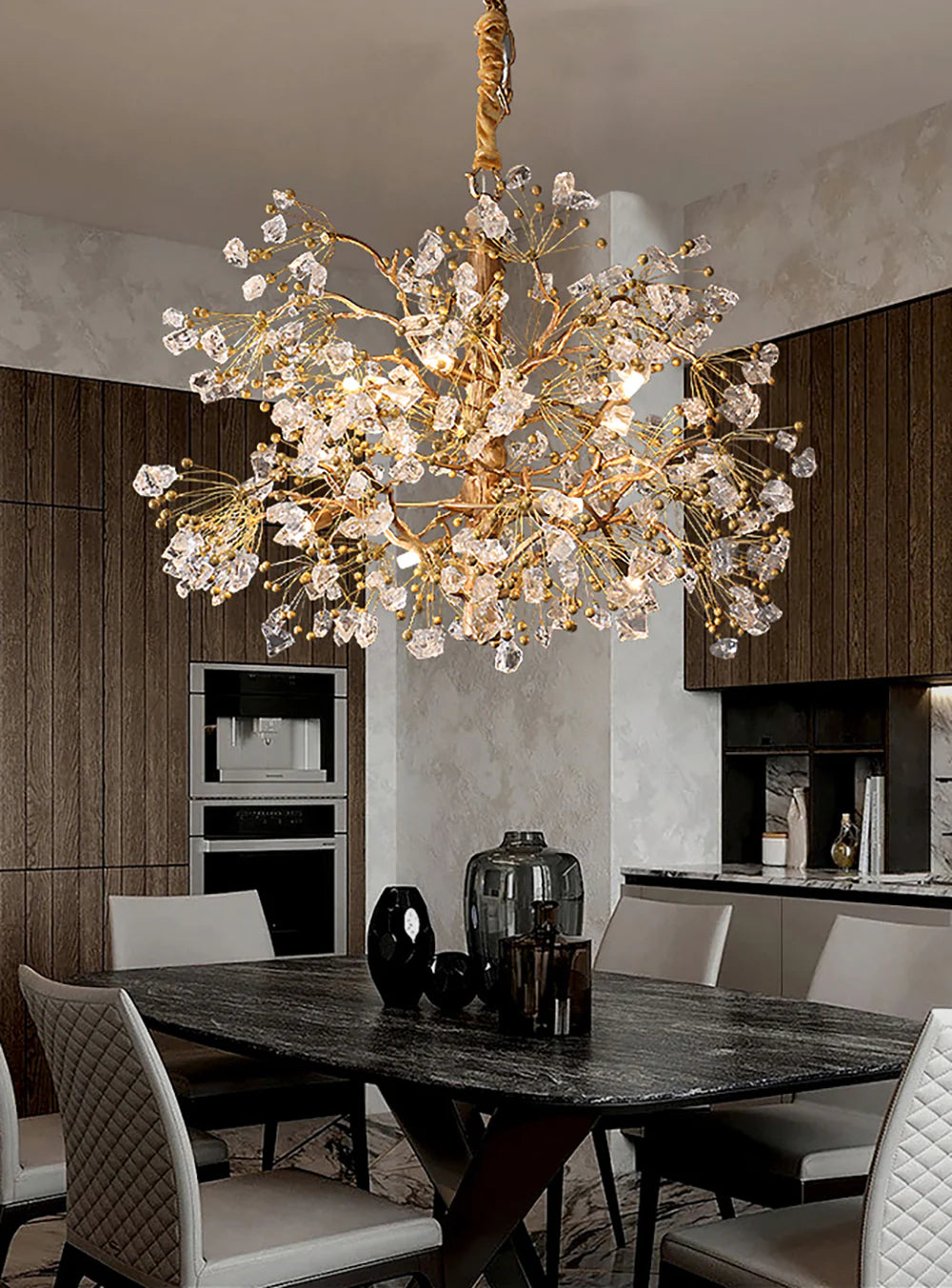 Lorna Berry Branch Shape Glass Chandelier