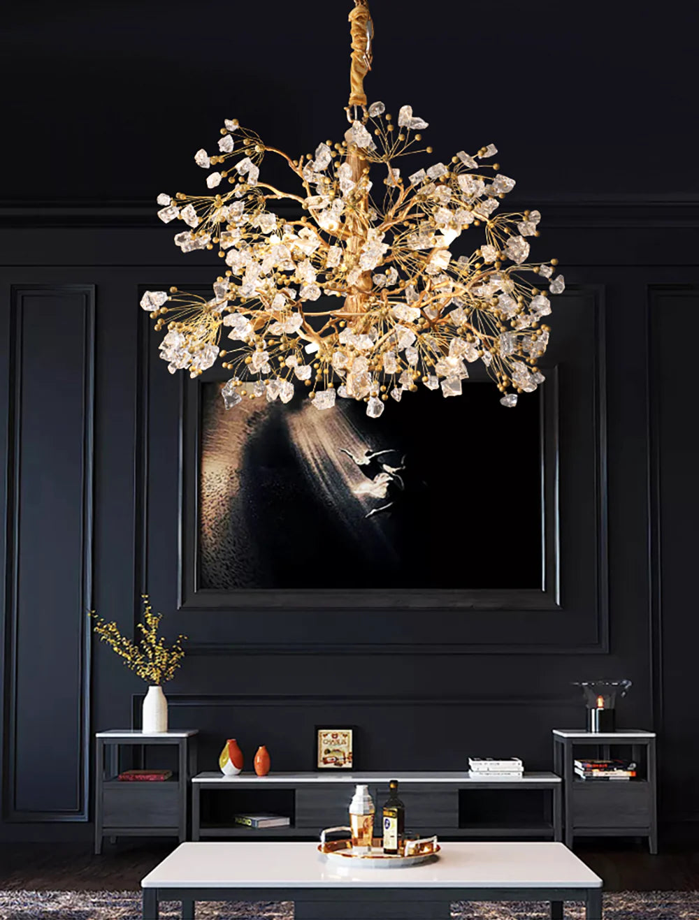 Lorna Berry Branch Shape Glass Chandelier