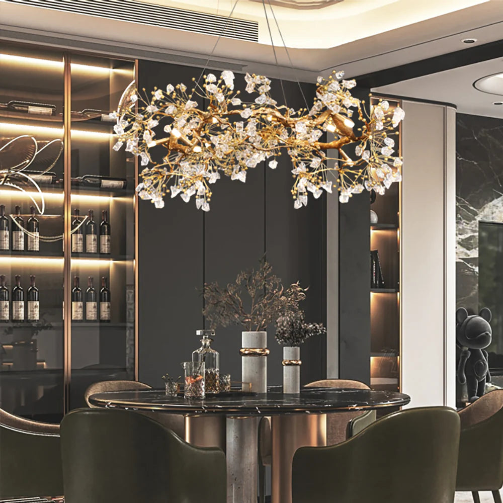 Lorna Berry Branch Shape Glass Chandelier