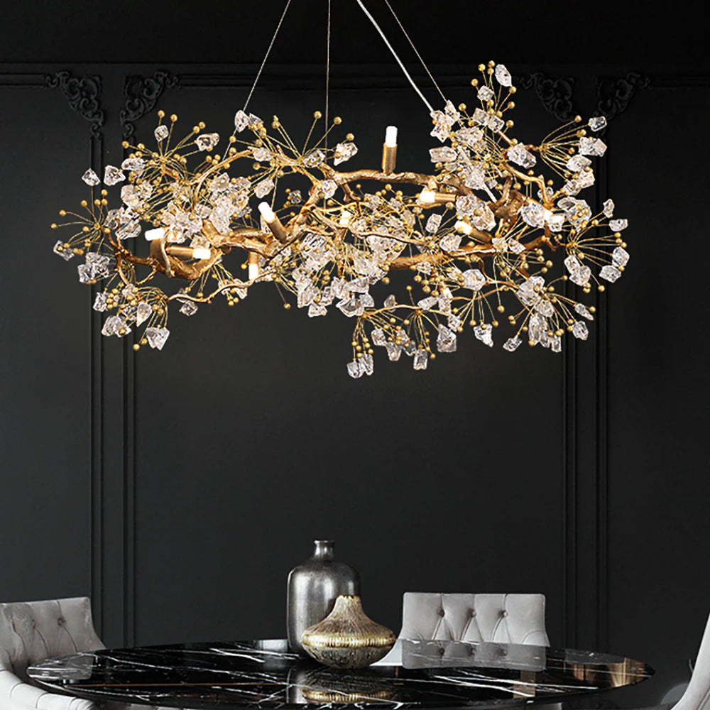 Lorna Berry Branch Shape Glass Chandelier