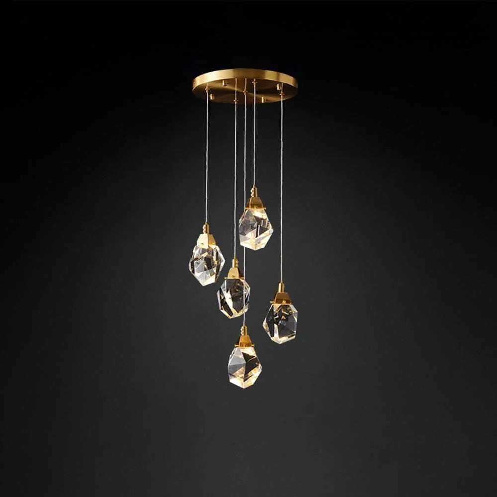Luxe Prism Crystal Pendant Light