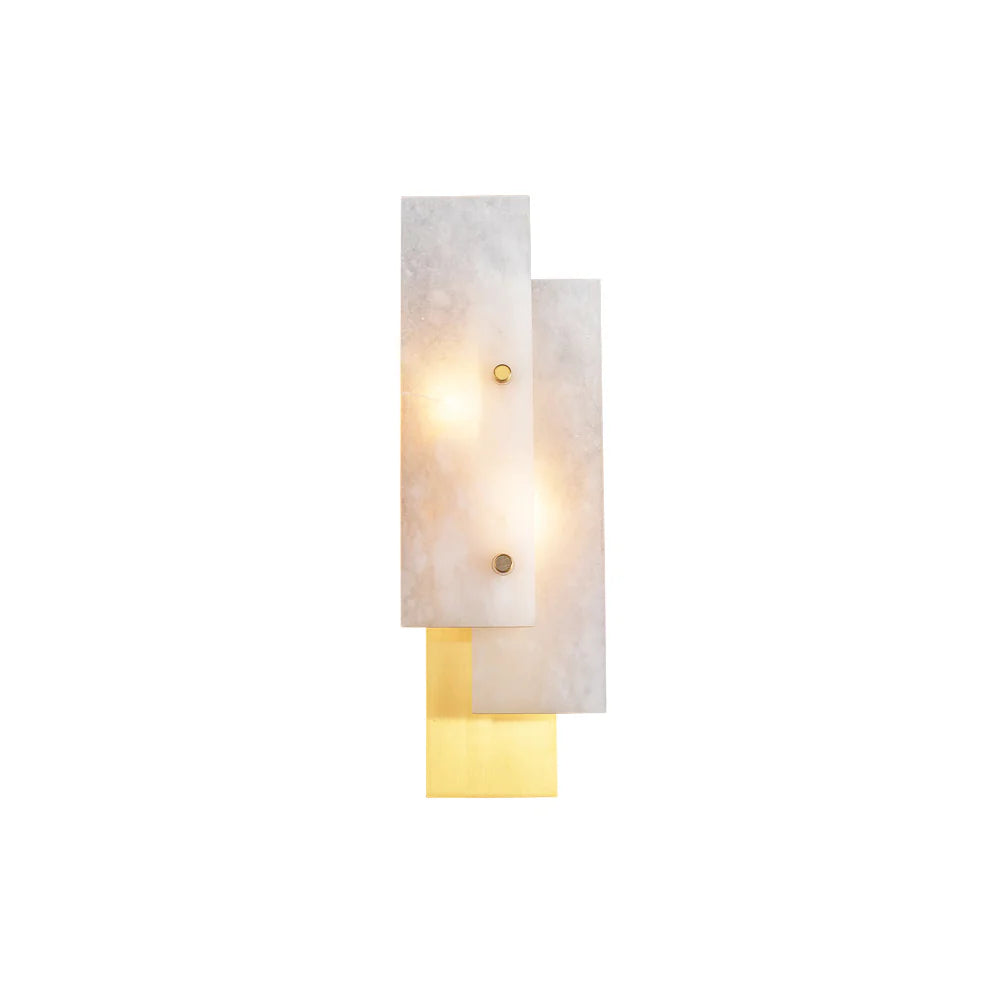 Rectangular Alabaster Wall Lamp