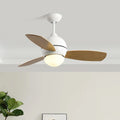 Macaron Wood Art Ceiling Fan Light