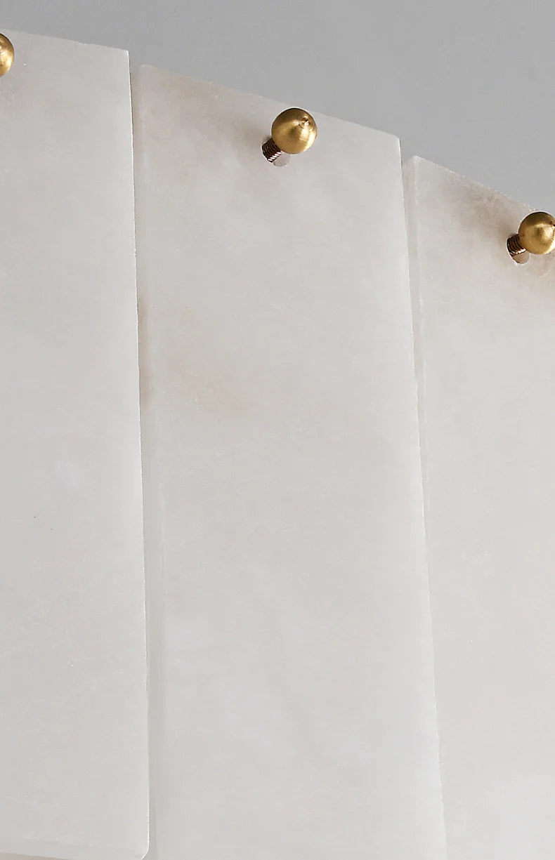 Alabaster 2 Layer Wall Lamp