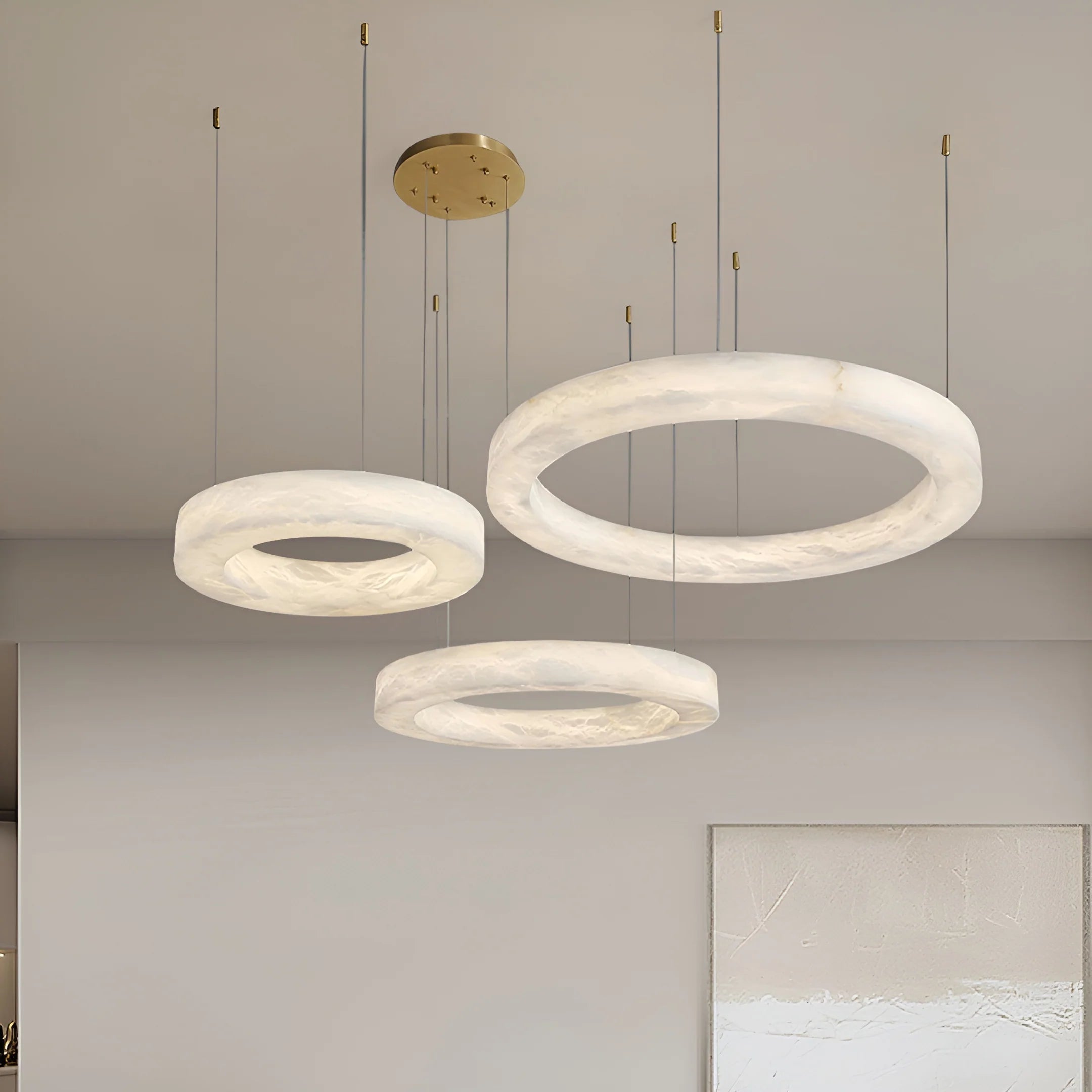 Marika Alabaster Pendant Lamp