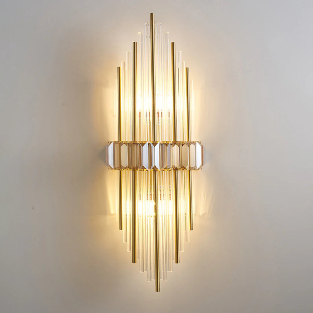 Crystal Rod Marsily Vertical Wall Lamp
