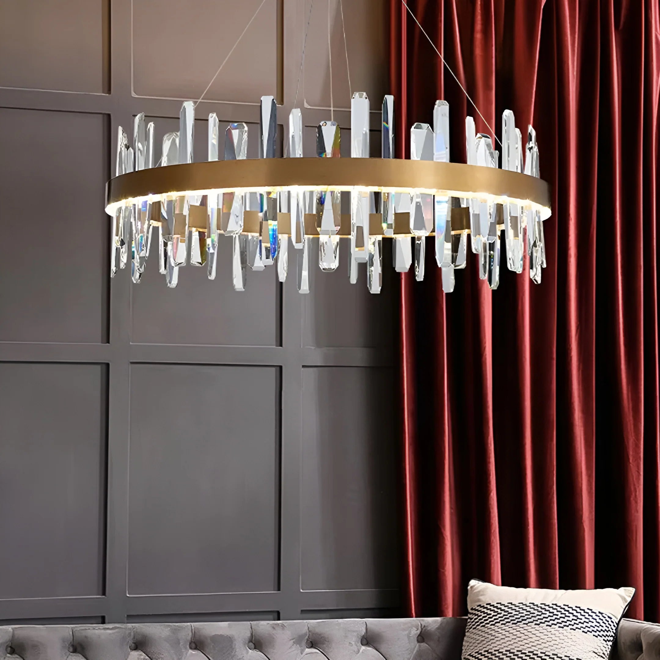 Marylin Modern Crystal Ring Chandelier