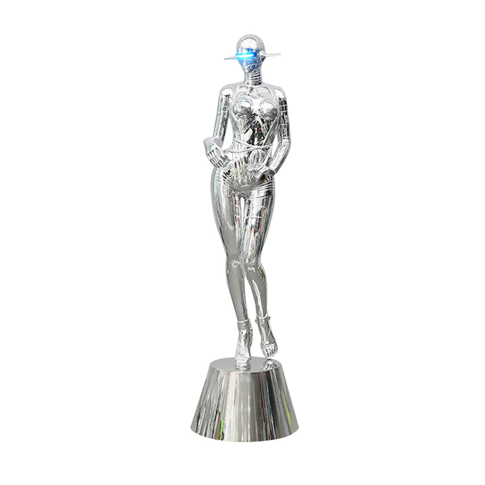 Mechanical Technology Goddess Sculpture Floor Lamp