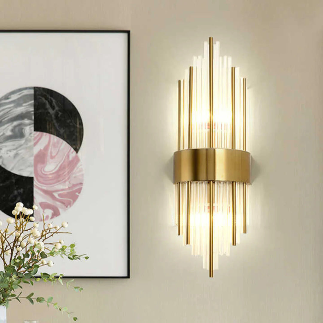 Cylinder Crystal Melanie Wall Lamp