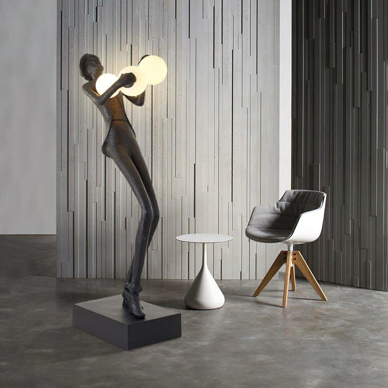 Michael Character Sculpture Floor Lamp