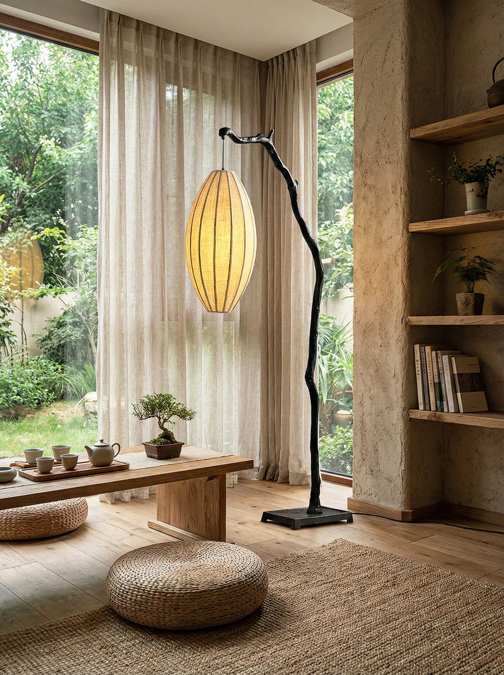 Minimalism Heiko Tree Lantern Floor Lamp