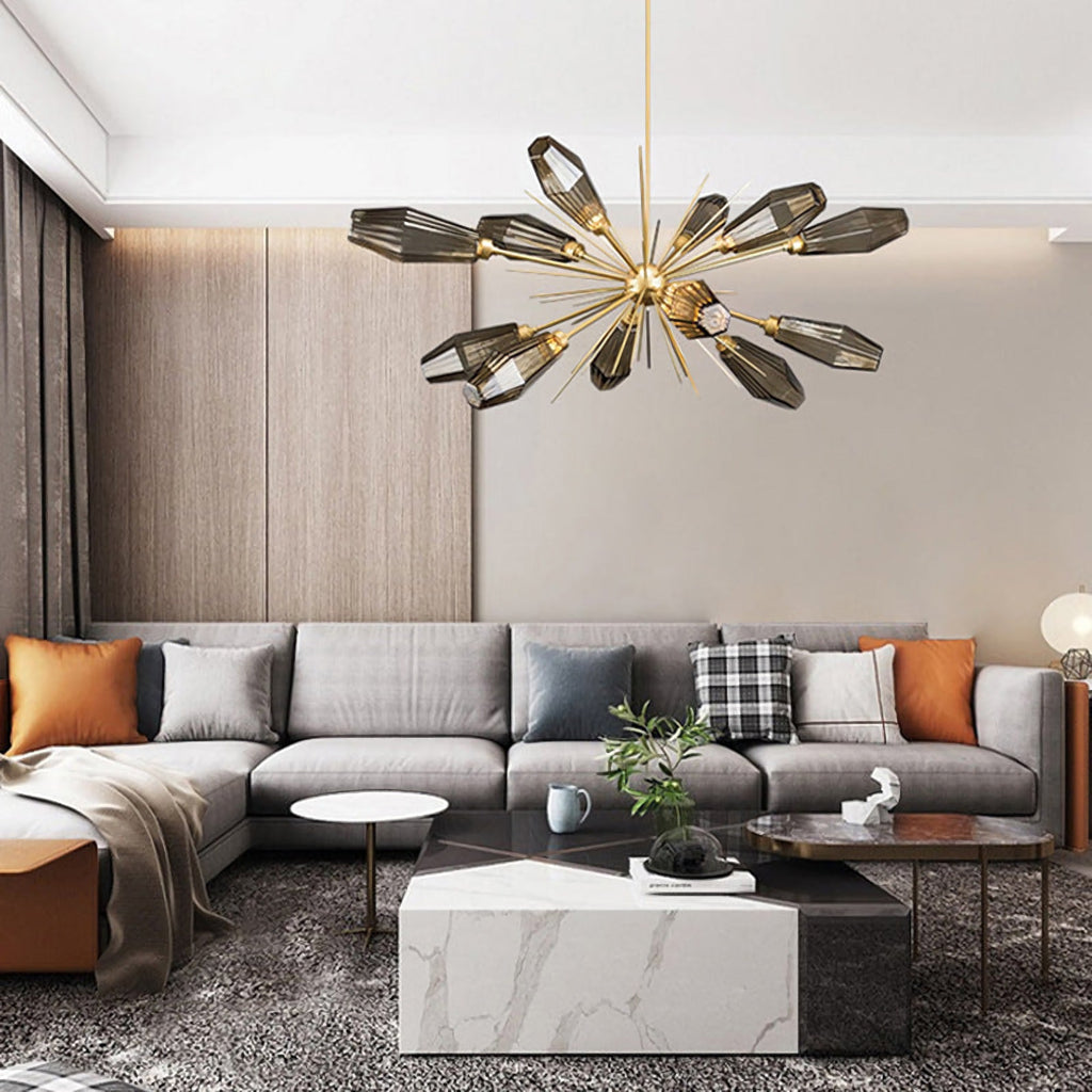 Modern Aalto Oval Chandelier