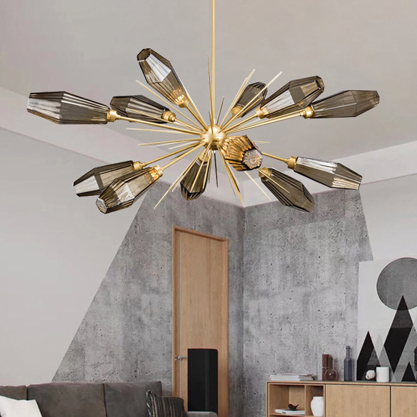 Modern Aalto Oval Chandelier