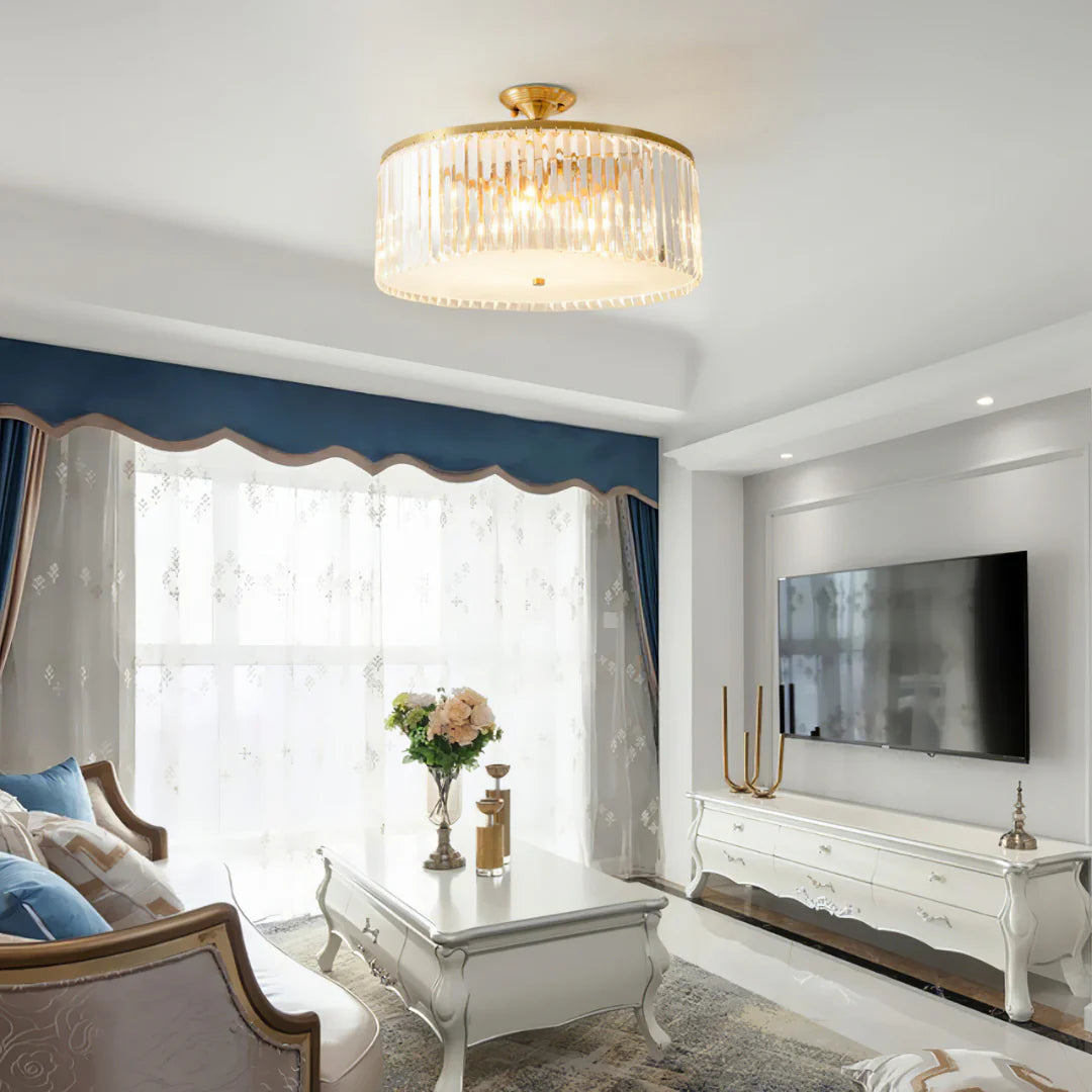 Morup Modern Crystal Ceiling Light