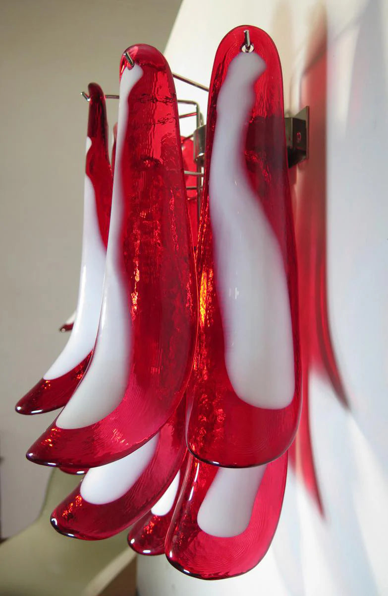 Vintage Murano Red Wall Lights