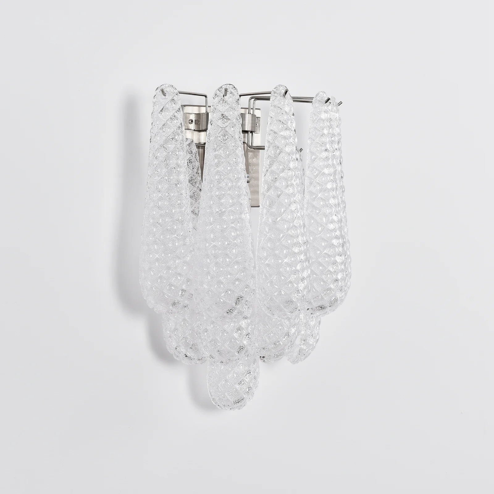 Murano Petals Transparent Wall Light