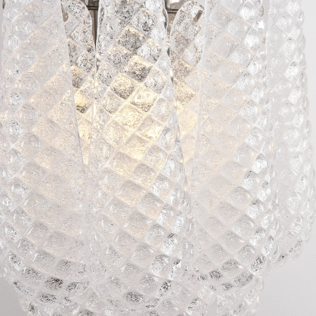 Murano Petals Transparent Wall Light