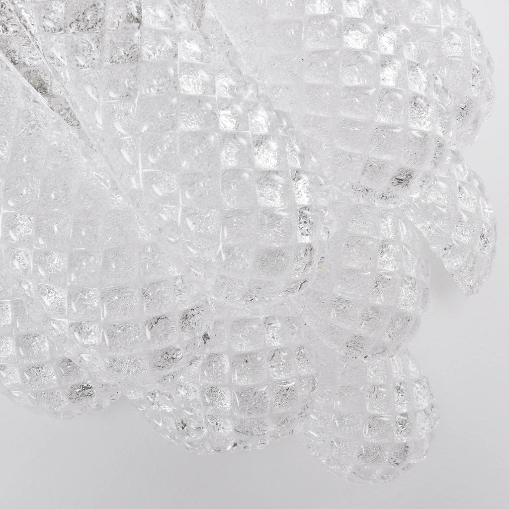 Murano Petals Transparent Wall Light