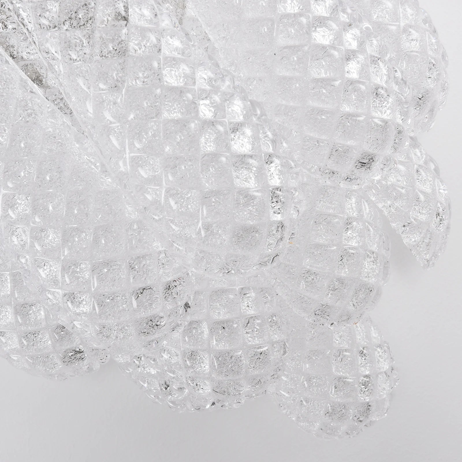 Murano Petals Transparent Wall Light