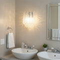 Murano Petals Transparent Wall Light