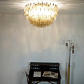 Murano Poliedri Smoked Ceiling Light