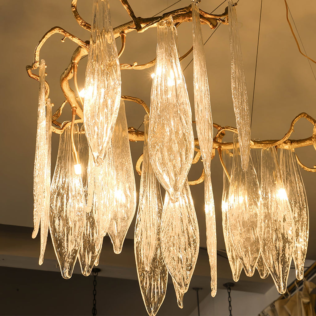 Niagara Brass Crystal Chandelier