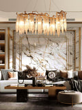 Niagara Brass Crystal Chandelier