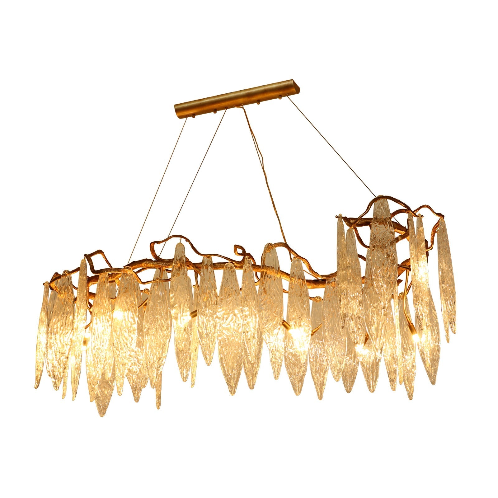 Niagara Brass Crystal Chandelier
