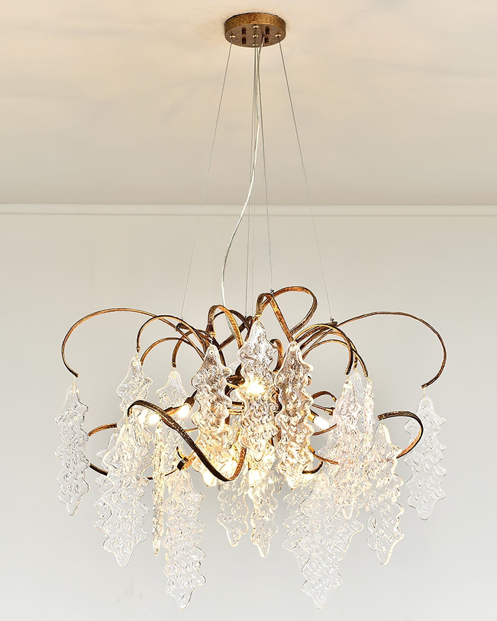 Luxury Niagara Round Glass Chandelier