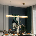 Linear Luxury Spiral Crystal Chandelier