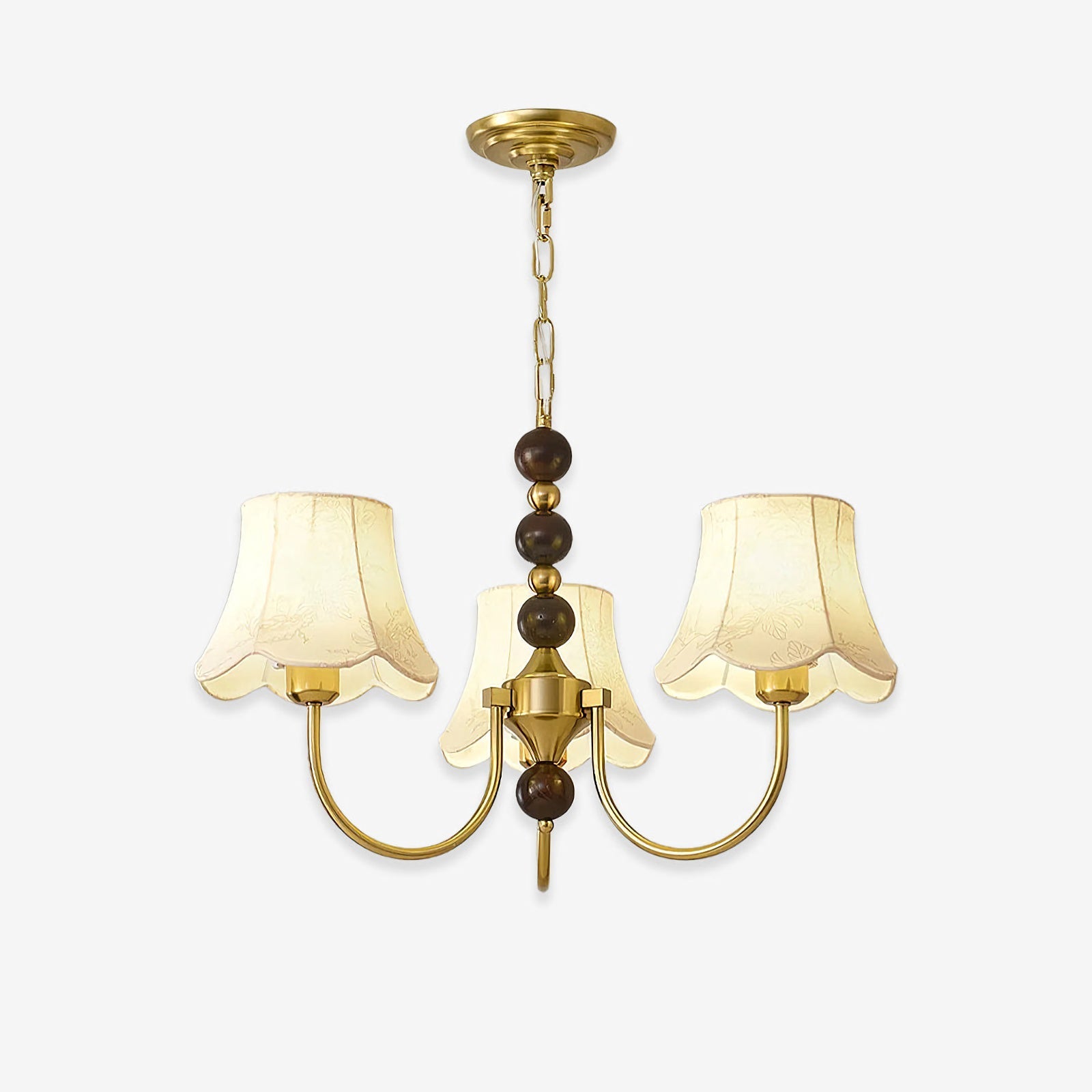 Orchid Fabric Chandelier