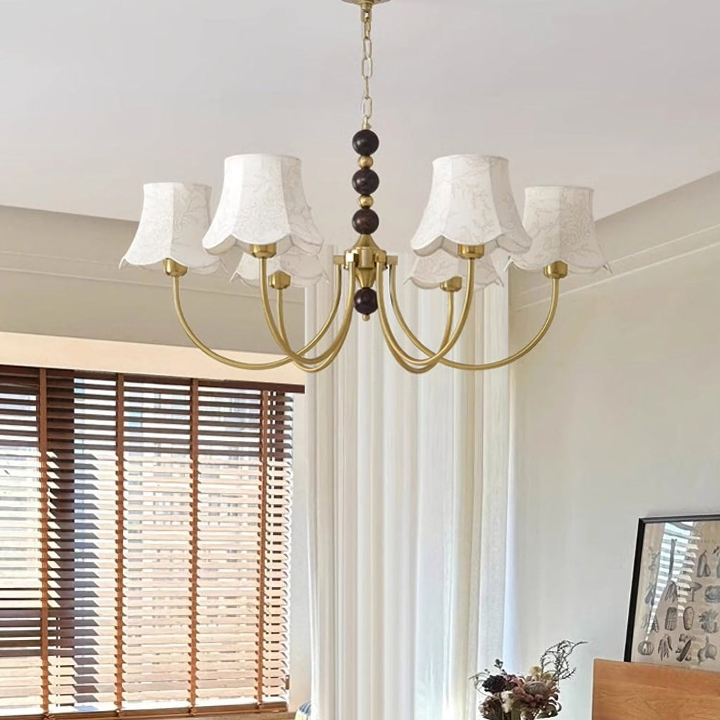 Orchid Fabric Chandelier