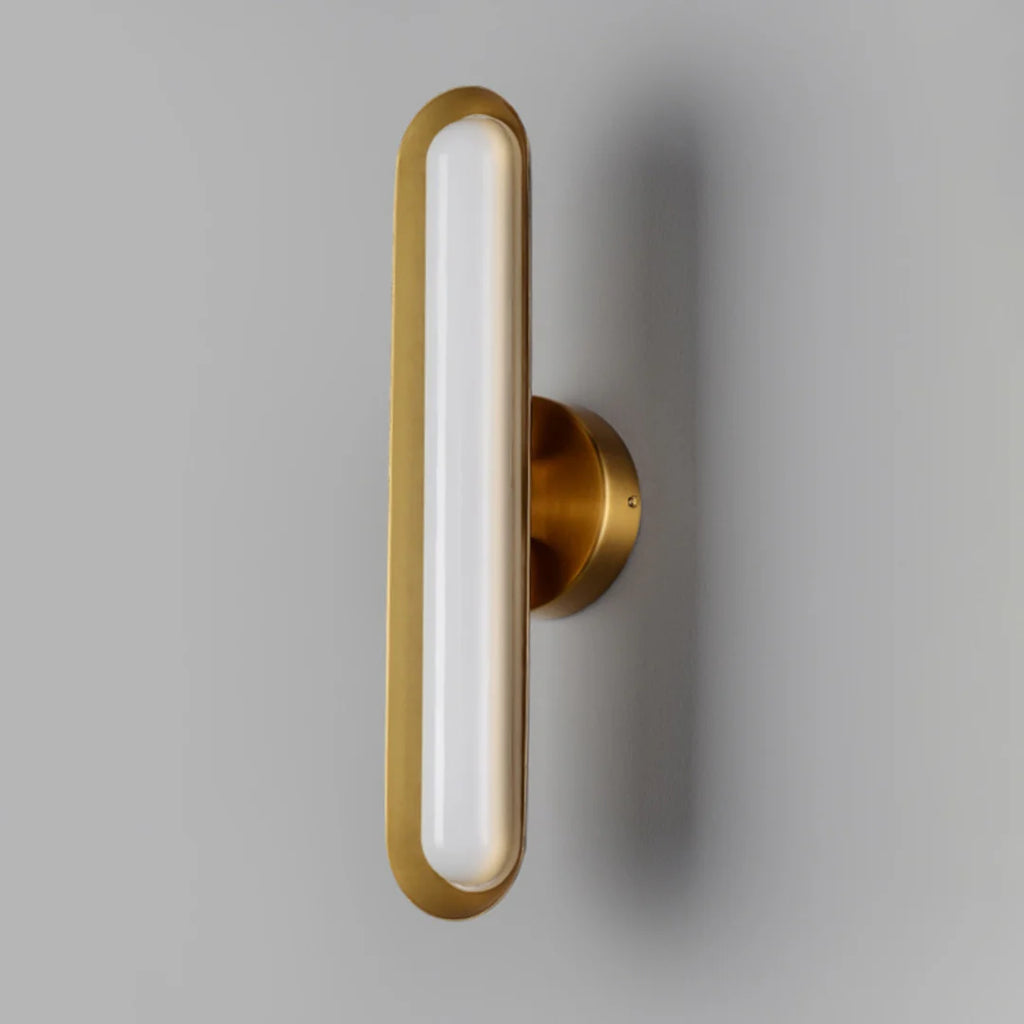 Oval Modern Metal Wall Light