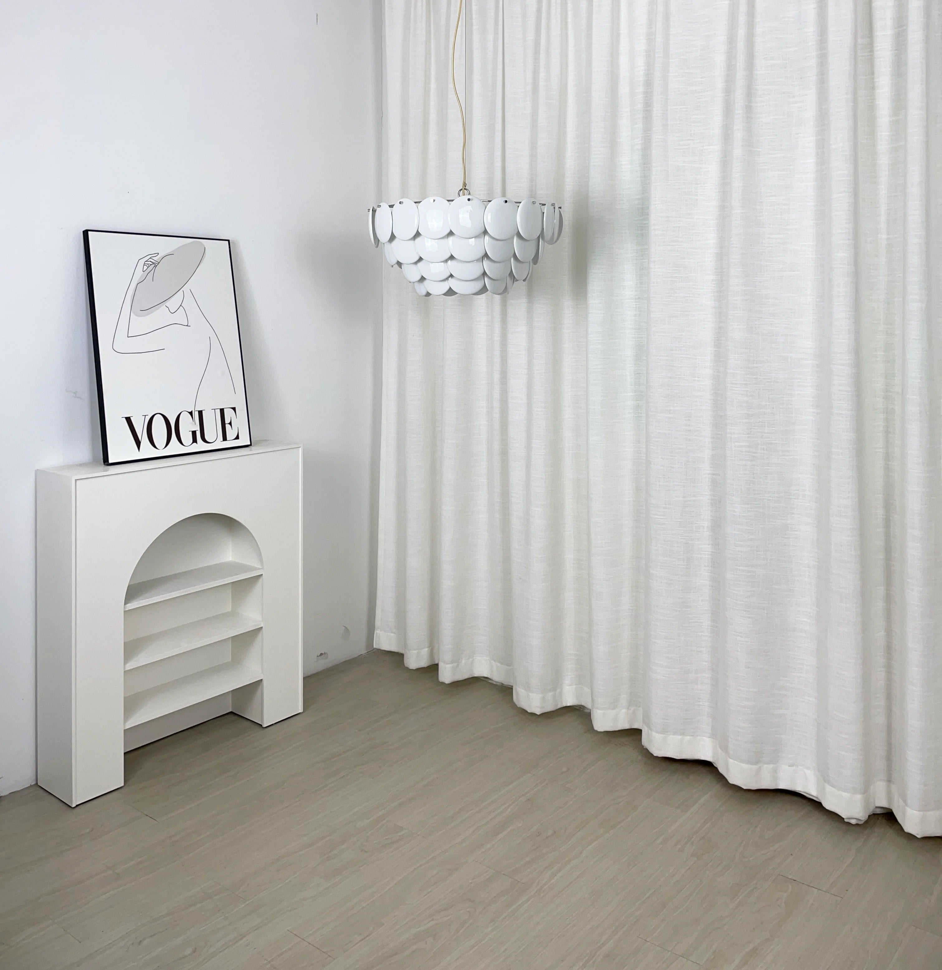 Pembridge White Ceramic Chandelier