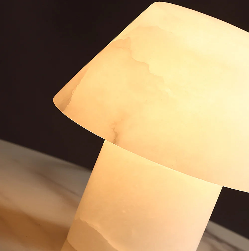 Alabaster Petra Stone House Table Lamp