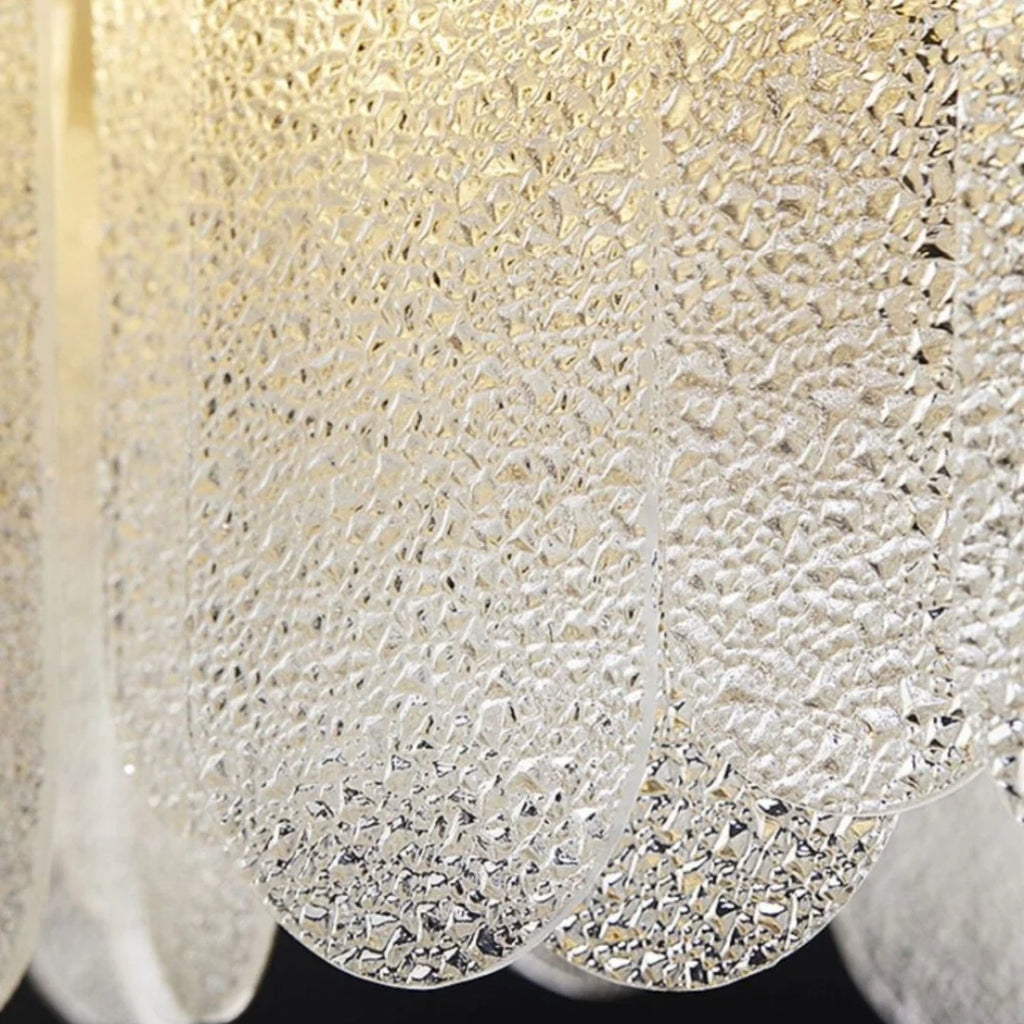 Preben Postmodern Glass Chandelier